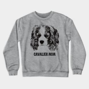 Cavalier Mom - Cavalier King Charles Spaniel Mom Crewneck Sweatshirt